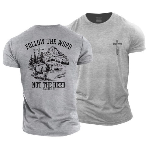 Men's Follow The Word Cotton T-Shirt